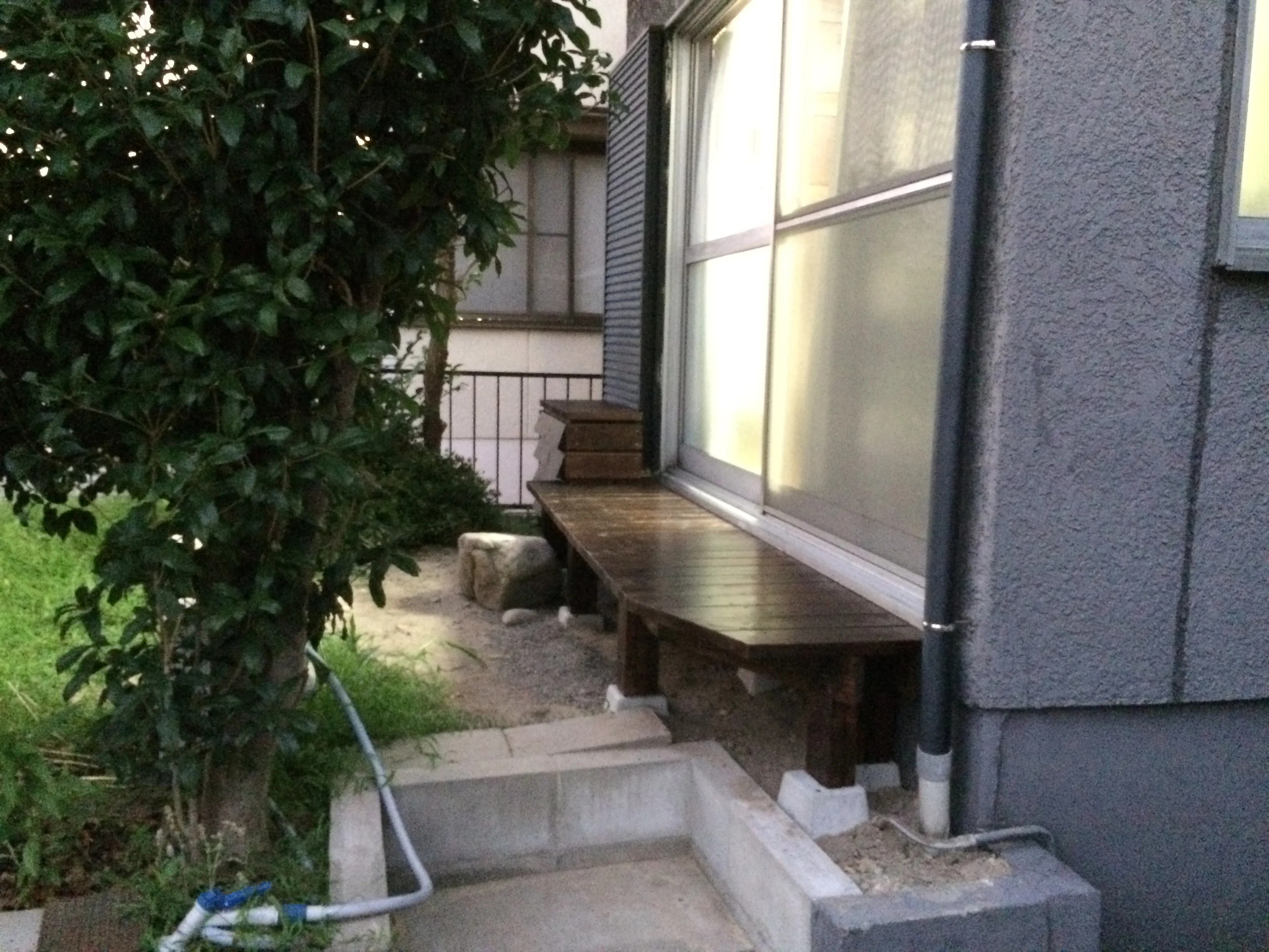 ウッドデッキ